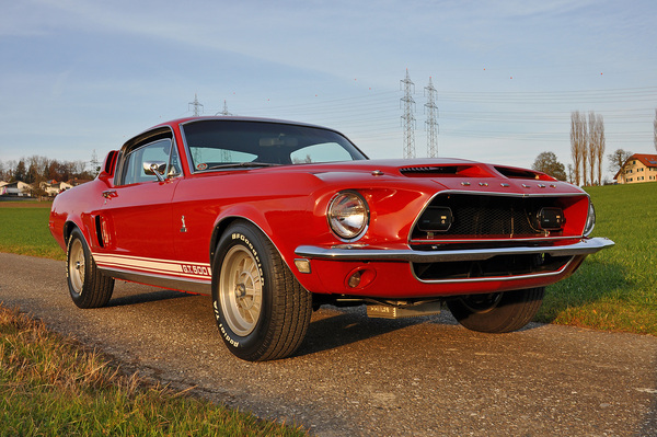 Image: Shelby GT 500 Fastback (1968) - offered as lot 121 at the Oldtimer Galerie Toffen auction in Gstaad on December 29, 2021