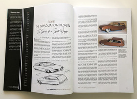 Shootingbrake „Sports Wagon“ als Abschlussarbeit von Tom Tjaardas Architekturstudiums 1958. – Buch „Tom Tjaarda – Master of Proportions“