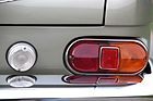 Siata 1300 Coupé 2+2 (1962) - filigrane Heckleuchten, abgesetzte Rückfahrleuchte