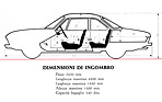 Siata 1500 TS Coupé (1963) - kompakte Ausmasse, ansehnlicher Kofferraum
