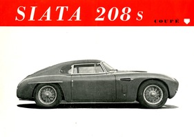 Siata 208 CS (1953) - Abbildung aus dem Verkaufsprospekt von 1953