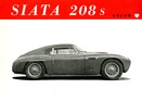 Siata 208 CS (1953) - Abbildung aus dem Verkaufsprospekt von 1953