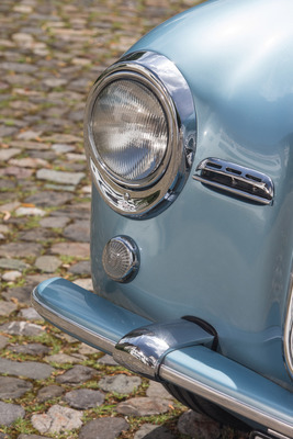 Siata Daina 1400 Berlinetta (1950) - Scheinwerfer im Chromgehäuse