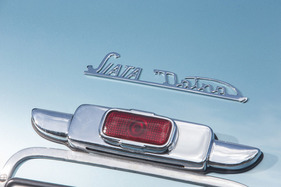 Siata Daina 1400 Berlinetta (1950) - schöner Schriftzug
