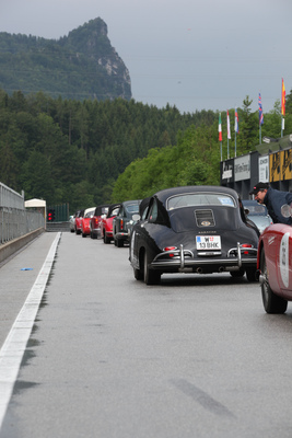 Sicht vom Salzburgring auf den Gaisberg - Impressionen vom Gaisbergrennen 2014
