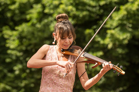 Sie geigte ausgiebig bis ihr die Geige ausging – Concorso d'Eleganza Villa d'Este 2024