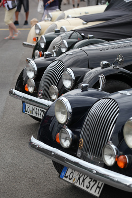 Sie kamen auch aus dem Elsass, die Morgan-Fahrer - British Car Meeting Mollis 2017