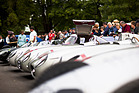 Sieben der acht gebauten Mercedes-Benz 300 SLR vereinigt - Goodwood Festival of Speed 2015