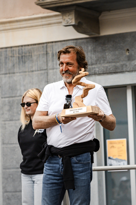 Sieger "Competition" Daniele Perfetti (im Porsche 911 Carrera RSR von 1975) – Bernina Gran Turismo 2025 Sieger "Competition" Daniele Perfetti (im Porsche 911 Carrera RSR von 1975) – Bernina Gran Turismo 2025