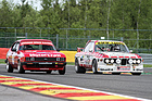 Sieger des ersten Rennens BMW 3.0 CSL (1973) neben Ford Capri 3.0 MK3 (1979) mit Motorcraft Lackierung - Spa Classic 2016