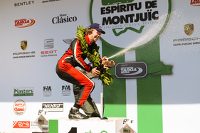 Siegerehrung vom 2. Rennen - FIA Masters Historic Formula One Championship - Spirit of Montjuïc 2017 (Catalunya Classic Revival)