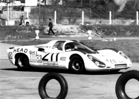 Sigi Lang im Porsche 907 von 1968