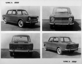 Simca 1000 (1962) - aus allen Blickwinkeln Simca 1000 (1962) - aus allen Blickwinkeln