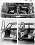 Simca 1000 (1962) - der Motor ist für Mechanikerhände genauso gut zugänglich wie das Interieur für die Passagiere