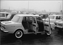 Bild: Simca 1000 (1962) - die Testwagen stehen zur Probefahrt bereit