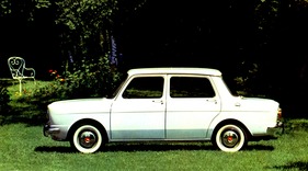 Simca 1000 (1962) - schlichter Auftritt - Aufnahme aus Verkaufsprospekt