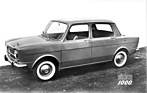 Simca 1000 (1963) - dank Heckmotor liess sich vorne ein geräumiges Gepäckabteil einrichten