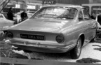 Simca 1000 Coupé (1962) am Genfer Automobilsalon - keine Sonderkarosserie, aber ausserordentlich gelungenes Bertone-Design, das Anklänge an den ASA und NSU Sport Prinz zeigt
