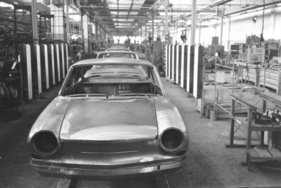 Simca 1000 Coupé (1963) - Produktion der Karosserien bei Bertone