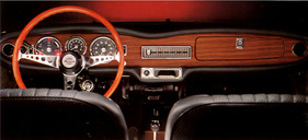 Simca 1200 S (1967) - Armaturenbrett mit Holzlenkrad