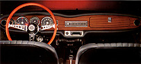 Simca 1200 S (1967) - Armaturenbrett mit Holzlenkrad