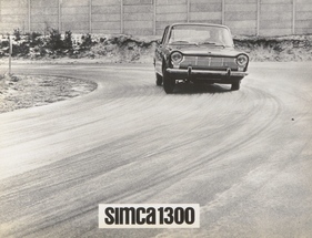 Simca 1300 (1963) - Auf Testfahrt
