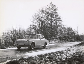 Simca 1300 (1963) - Auf einer Testfahrt Simca 1300 (1963) - Auf einer Testfahrt