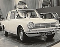 Simca 1300 (1963) - Ein 1300 in heller Farbe am Autosalon in Genf