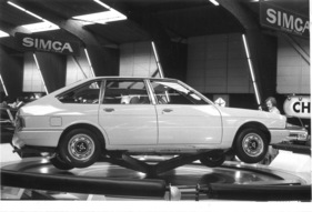 Simca 1307 (1976) - erhielt die "goldene Schwimmnadel" - Genfer Autosalon 1976