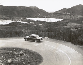 Simca 1500 (1963) - Der neue Simca wird auf Gebirgswegen getestet