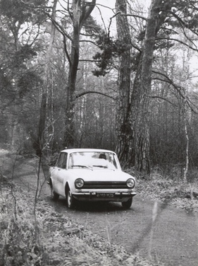 Simca 1500 (1963) - Ein Simca 1500 auf einer Versuchsfahrt