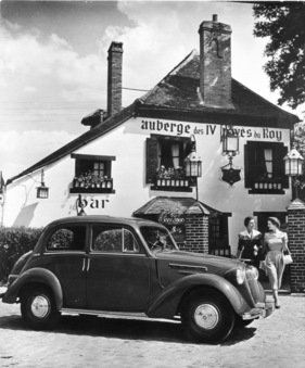 Simca 8 (1951) - eine charmante Werksaufnahme