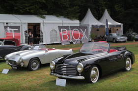 Bild Simca 8 Sport Cabriolet Facel Metallon (1950) - Klasse "A3 - Années JukeBox 1945-1960" - Concours d'Elégance Suisse Coppet 2017