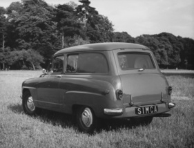 Simca Aronde Commericale (1953) – Schnellieferwagen mit kleinem hinteren Seitenfenster