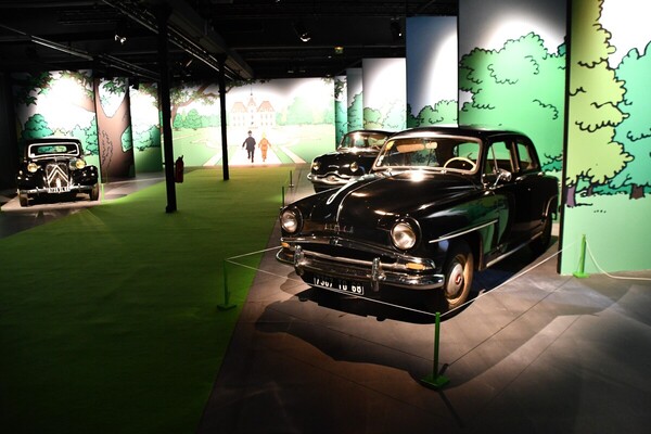 Simca Aronde – Der Fall Bienlein – Tim und Struppi-Ausstellung – Musée National de l'Automobile Mulhouse