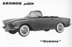 Simca Aronde Océane (1959) - die Cabrio-Version basierend auf der Plattform P 60
