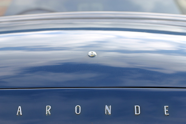 Simca Aronde Plein Ciel (1960) - Aronde-Schriftzug auf dem Heck