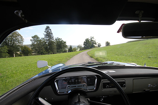 Simca Aronde Plein Ciel (1960) - Fahrerperspektive - alles im Griff