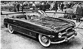 Simca Aronde Sport Abarth (1954) - auf dem Pariser Autosalon