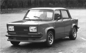Simca Rallye 3 (1977) - mit rechteckigen Scheinwerfern und aufgenieteten Verbreiterungen