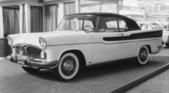 Simca Vedette Chambord von Karmann (1959) - Internationale Automobilausstellung (IAA) in Frankfurt 1959 - Seiteansicht