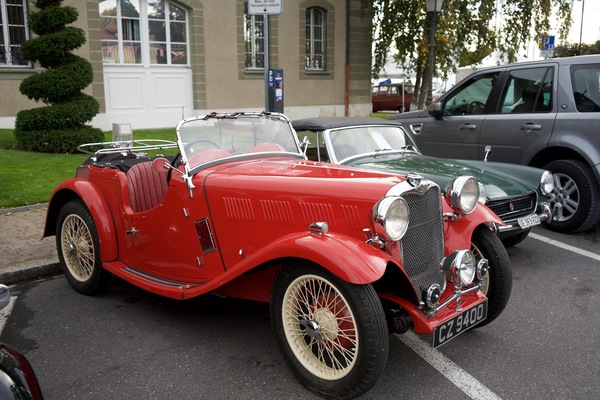 Image: Singer Nine Le Mans at the Swiss Classic British Car Meeting in Morges 2015