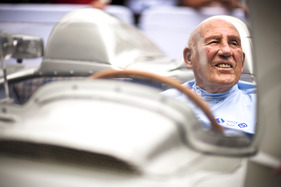Sir Stirling Moss an Bord des Mercedes-Benz - Goodwood Festival of Speed 2015