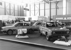 Skoda 105 S (1983) - ab 6'666 Franken gibt es den günstigsten Skoda, das Coupé Rapid kostet 9'600 Franken - am Genfer Automobilsalon von 1983