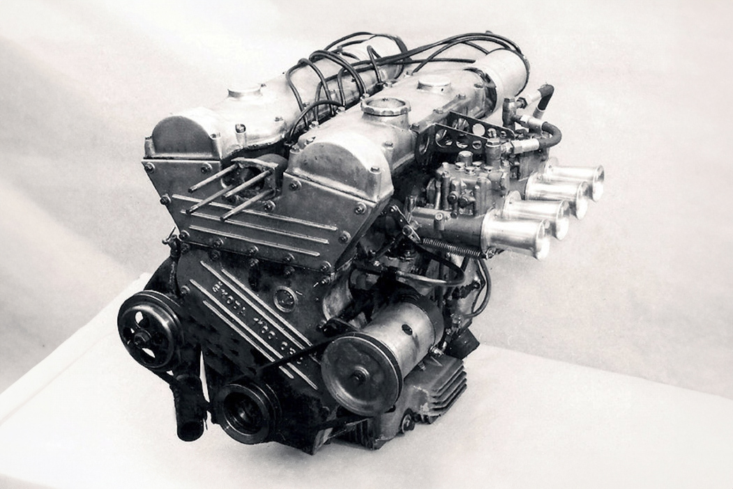 Skoda 1100 OHC (1958) - Motor mit zwei obenliegenden Nockenwellen