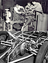 Image: Škoda 1100 OHC Coupé (1960) - the tubular frame, both axles and the four-cylinder engine had to be assembled first.