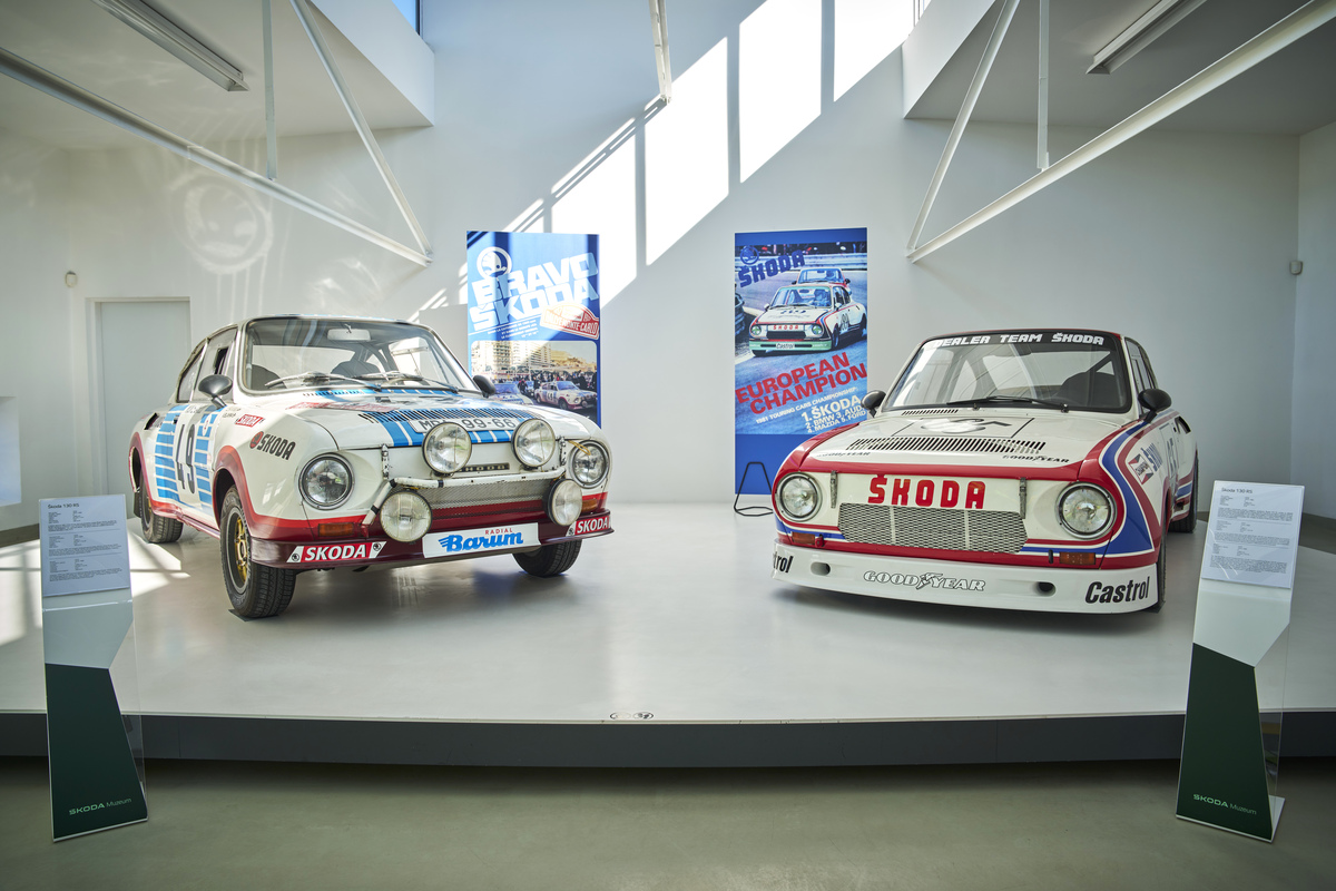 Skoda 130 RS (1976) – ausgestellt im Depot für Prototypen- und Sportwagen im Skoda Museum
