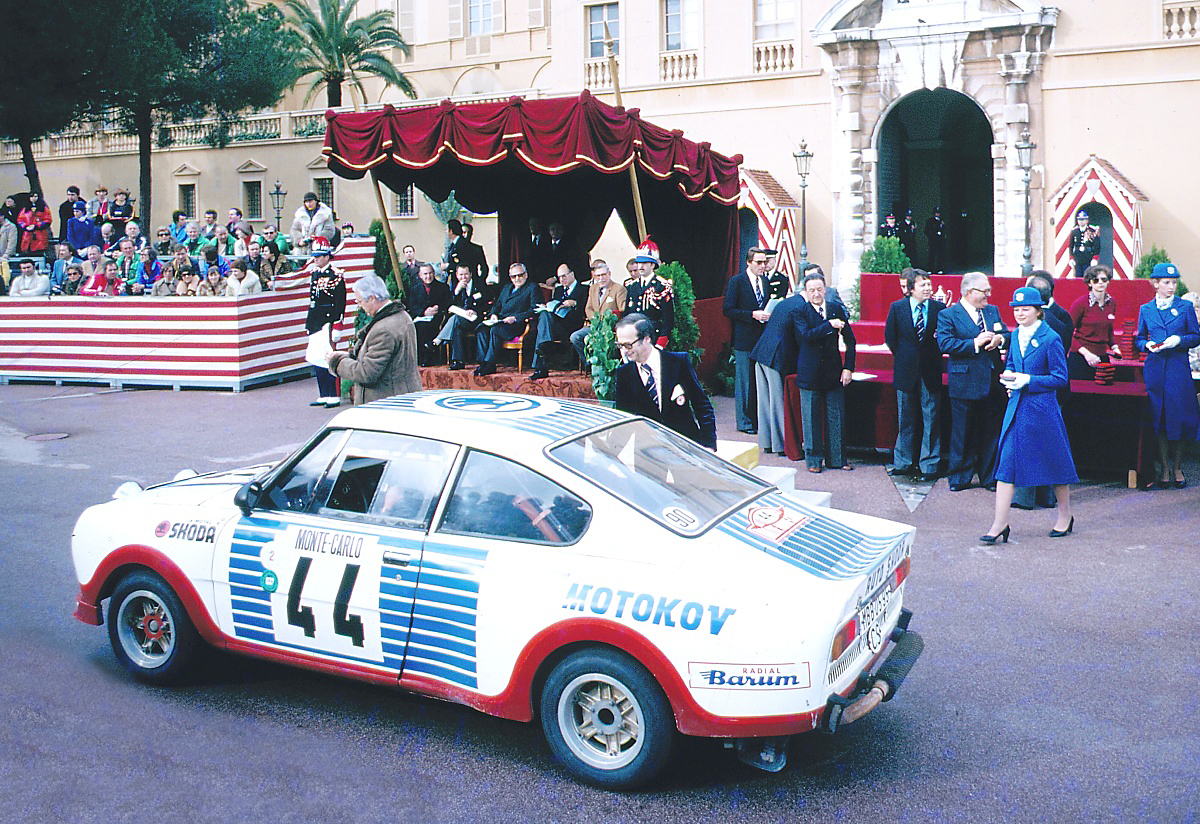 Skoda 130 RS (1977) - class winner at the 1977 Monte Carlo Rally