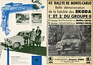 Skoda 130 RS (1977) - Zwei Werbeposter von Skoda um deren Erfolge zu feiern