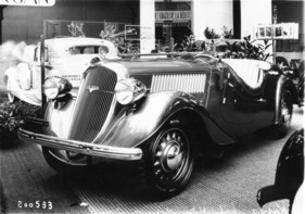 Skoda 420 (1936) - als Cabriolet am Pariser Autosalon 1936